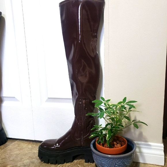 Call It Spring; Brown Thighs high boots - Picture 4 of 5